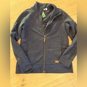 LL Bean zip up sweatshirt - navy